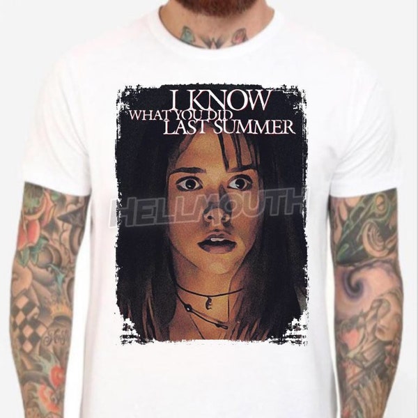 I know what you did last summer - white t shirt. Julie James, jennifer love hewitt. Men's & Women's all sizes