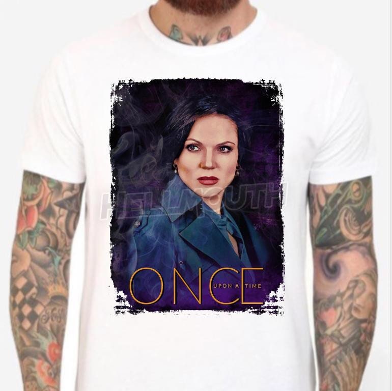 Regina Mills - Evil Queen - Once Upon a Time White T Shirt. Men's \u0026 Women's  All Sizes. - Etsy