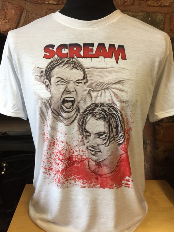 Scream T-shirt Matthew Lillard and Skeet Ulrich as Billy and Stu 