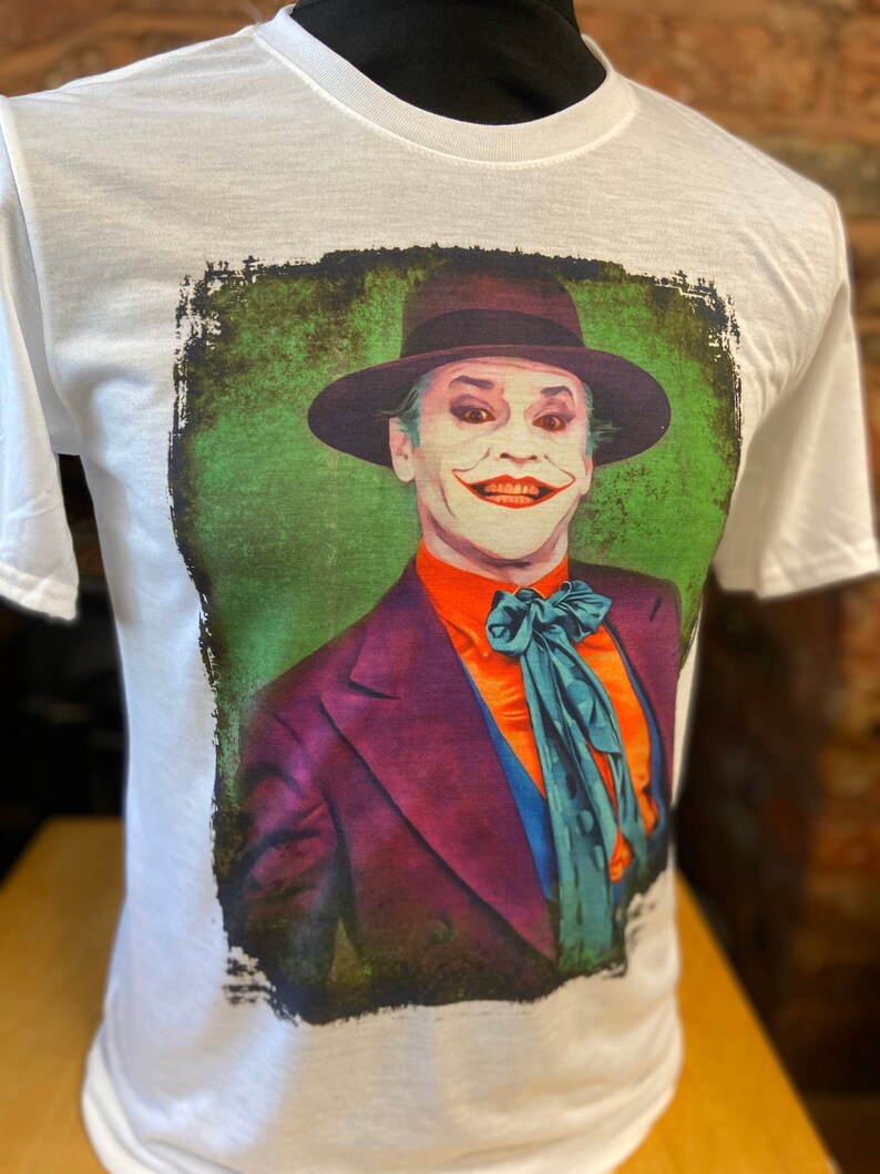 Batman The Joker T Shirt. Jack Nicholson. Mens & Etsy