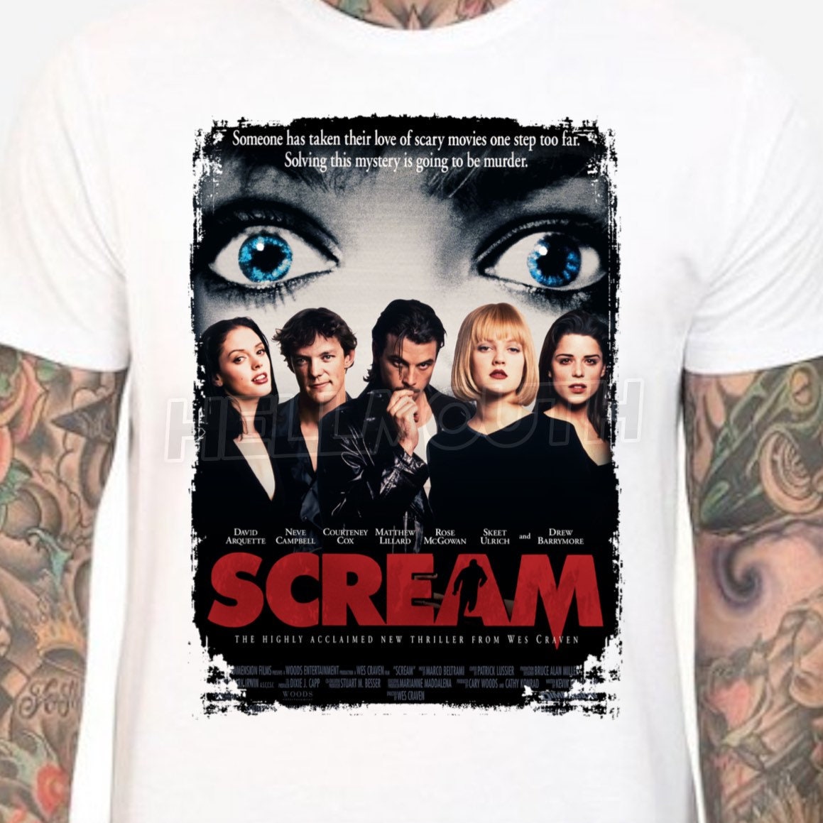 SIDNEY PRESCOTT SCREAM Shirt Neve Campbell Scary Movie Shirt 