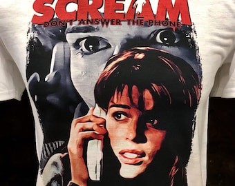 Scream - White T-shirt. Sidney prescott, neve campbell. Men&#39;s & Women&#39;s all sizes