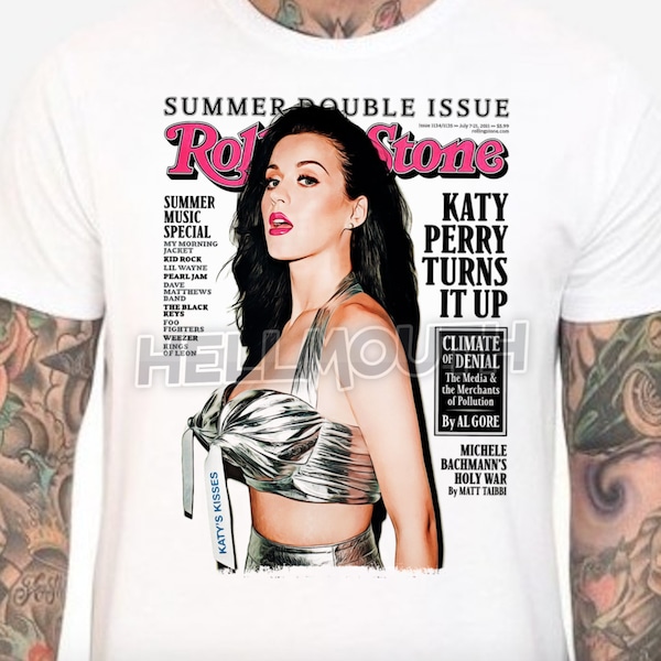 Maglietta Katy Perry Rolling Stone - uomo e donna tutte le taglie!