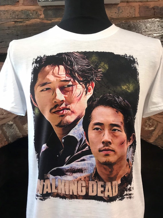 ウォーキング・デッドの「グレン」のカスタムメイド T シャツ