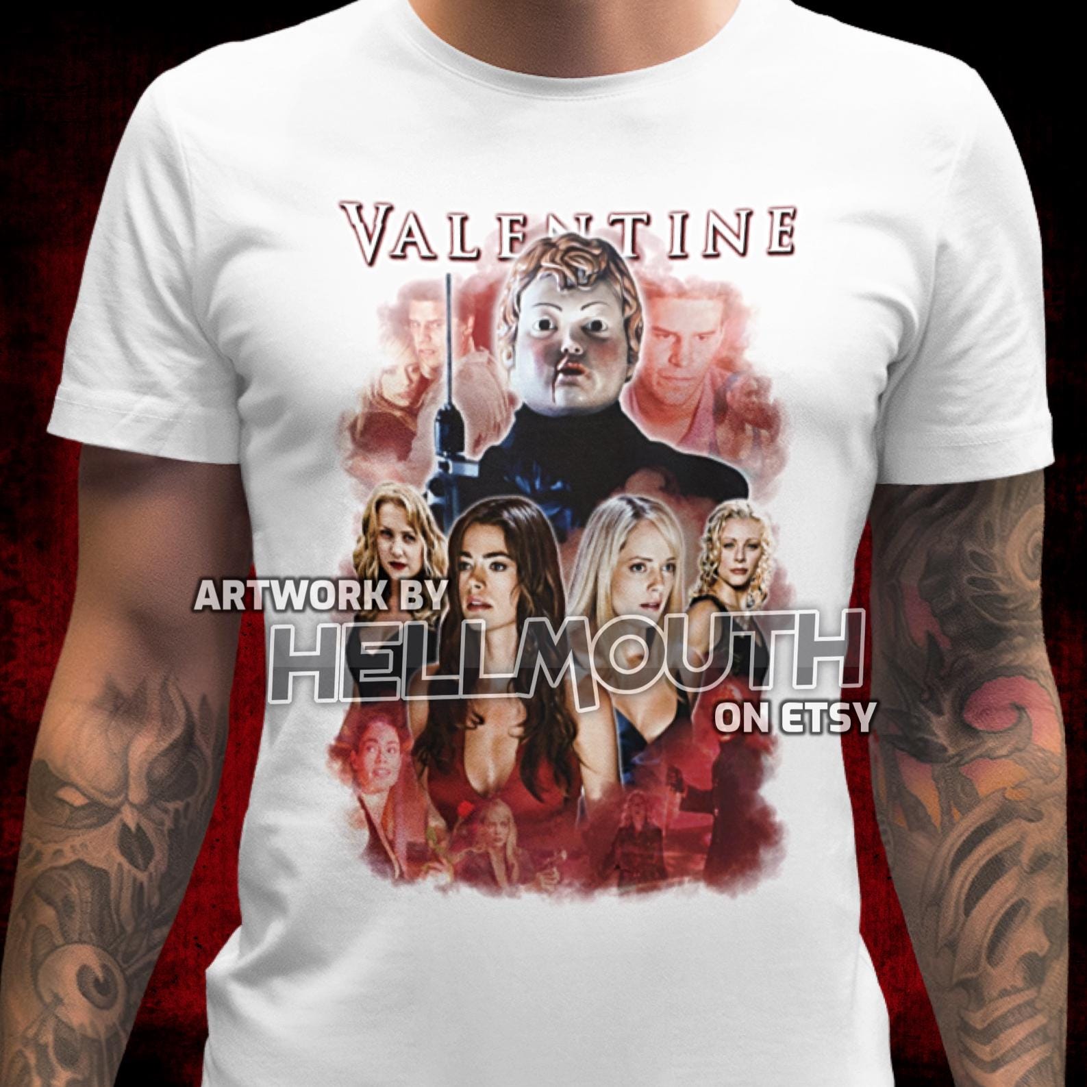 Valentine T-shirt. Denise Richards David Boreanaz Marley Shelton