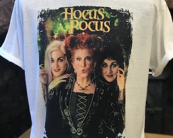 Hokus Pokus Winifred Sanderson Schwestern T Shirt. Herren & Damen Alle Größen erhältlich. Bette Midler, Sarah Jessica Parker, Halloween