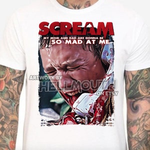 Scream 1996 Movie T-shirt. Stu - Matthew Lillard. Men&#39;s & Women&#39;s all sizes
