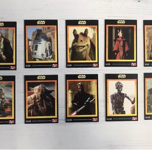 set of 20 Star Wars: Episode 1 trading card set. Exclusively released by KFC in 1999. Rare. image 2