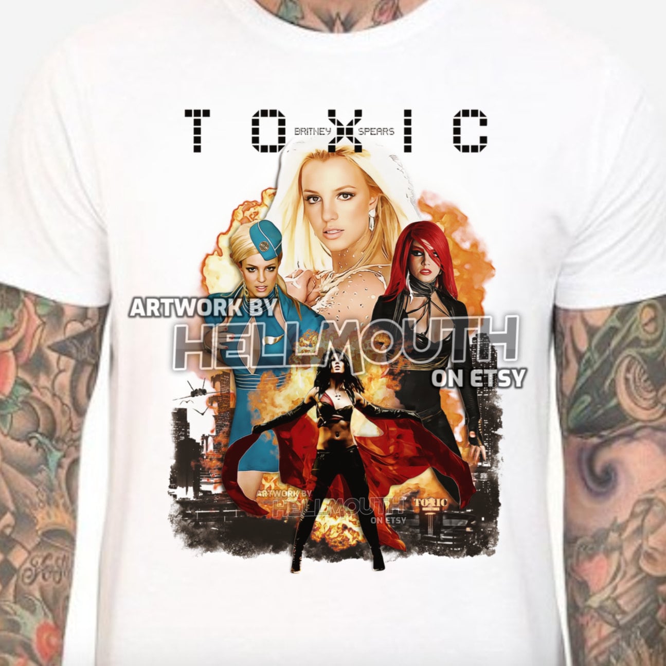 Discover Britney Spears Toxic T-Shirt - mens & women's all sizes! In The Zone era