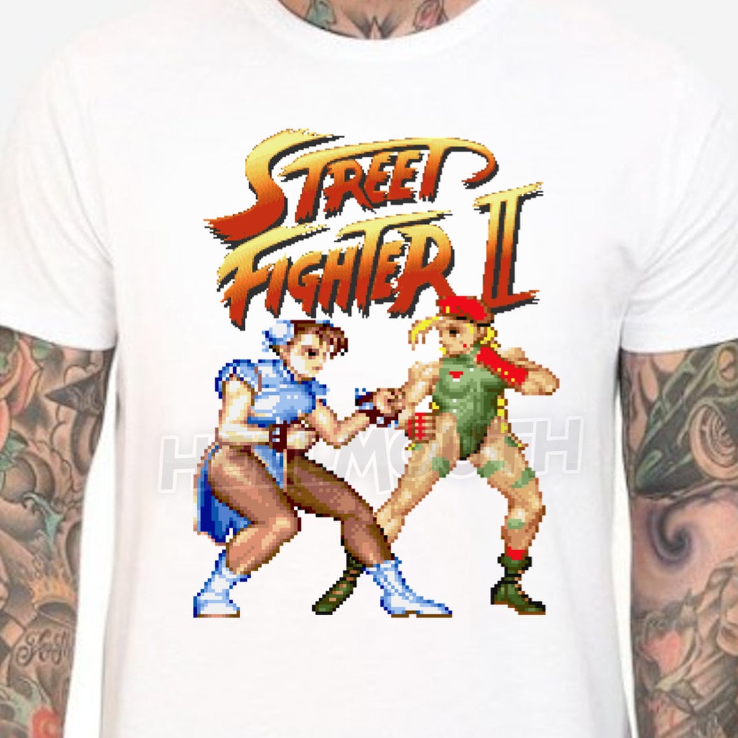 CAPCOM SF6 CAMMY OVERSIZED PRINT VINTAGE WASH SHIRT – Nerds Clothing