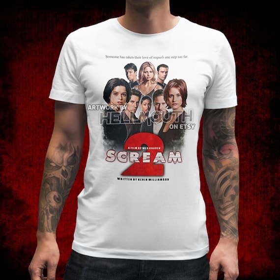 Scream 2 Movie T-shirt. Men's & Women's All Sizes. Sidney Prescott