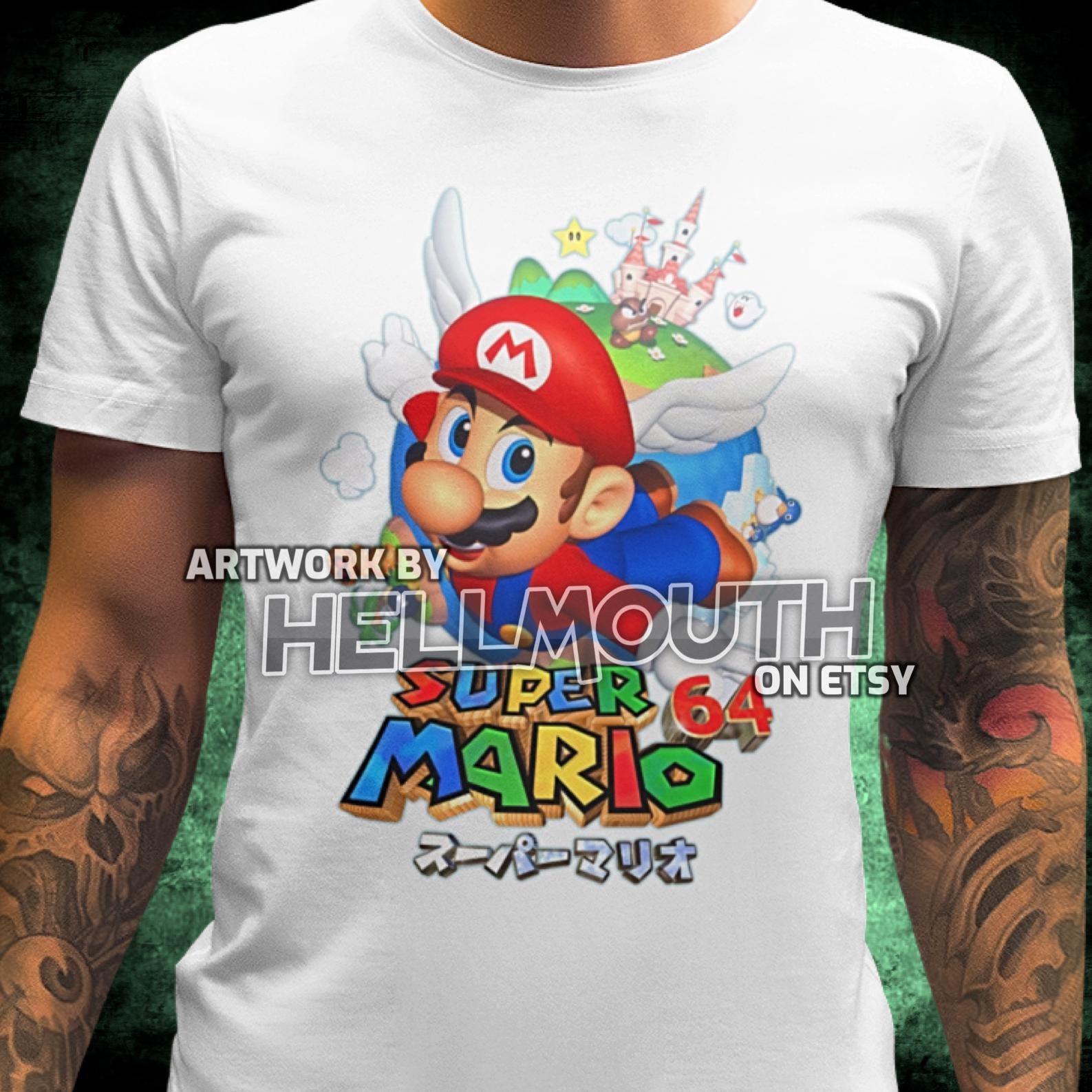 Mario 64 shirt - Etsy 日本