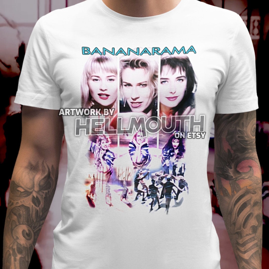 Bananarama - White T Shirt. Men's & Women's All Sizes. Band 80's