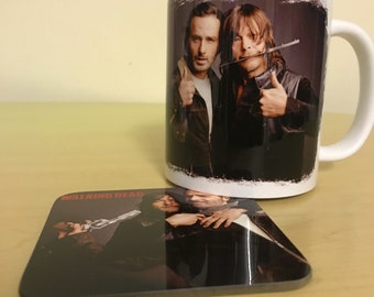 The Walking Dead - Rick and Daryl Mug & Matching Coaster Set