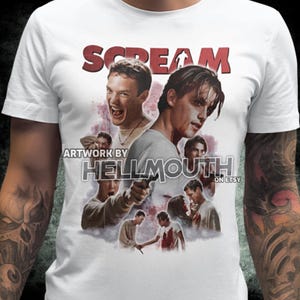 Scream Billy Loomis & Stu Macher T-Shirt! Matthew Lillard and Skeet Ulrich - 90&#39;s Horror.