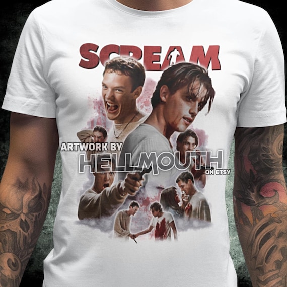 Scream Billy Loomis & Stu Macher T-shirt! Matthew Lillard and