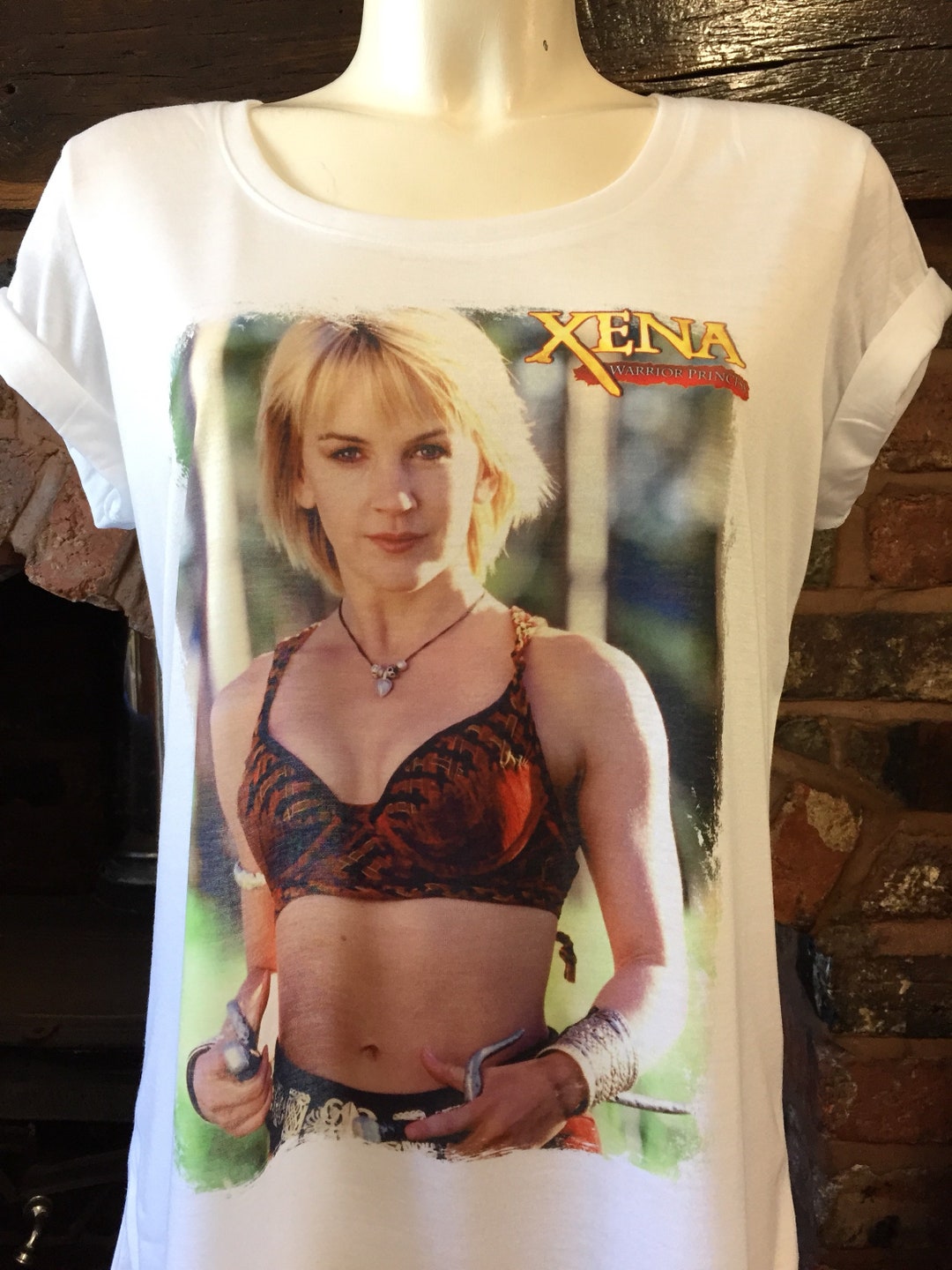 Xena Warrior Princess - Gabrielle White T-shirt. Men's and Xena Warrior Princess - Gabrielle White T-shirt. Men's and