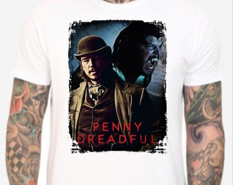 Penny Dreadful - White T Shirt. Ethan Chandler, Josh Hartnett. Werewolf. horror. Men's & Women's all sizes. S, M, L, XL, XXL.