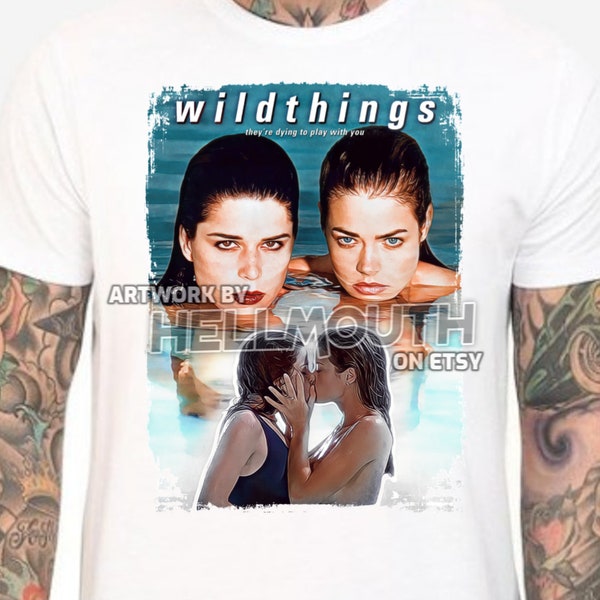 Wild Things Movie T-shirt. 90s, Suzie Toller Kelly - Neve Campbell Denise Richards - Men's & Women's all sizes - 1998