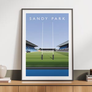 Exeter Chiefs Sandy Park Blick auf die Nordterrasse Poster