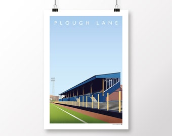 Wimbledon FC Plough Lane Poster