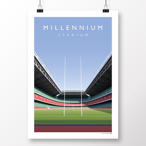 Millennium Stadium Rugby Poster