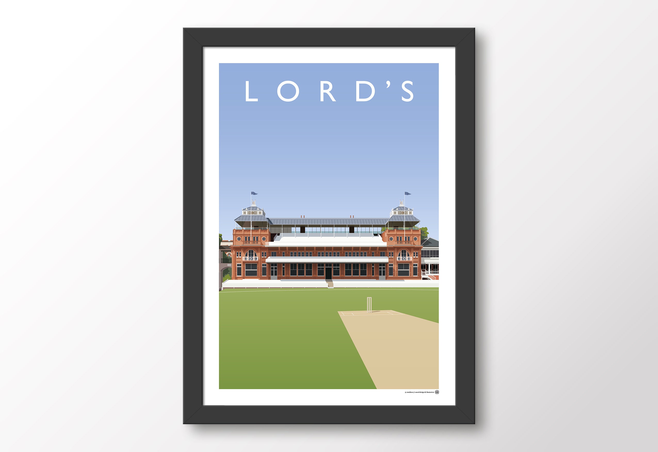 Lords Cricket Ground Fine Art Middlesex CCC & England MCC