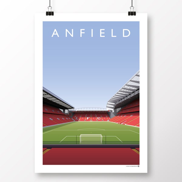 Liverpool FC Anfield - From The Anfield Road Stand Poster