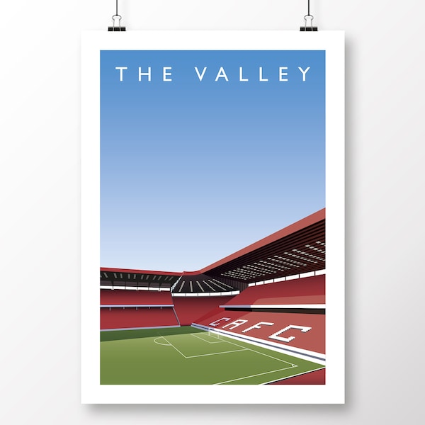 Charlton Athletic The Valley Poster