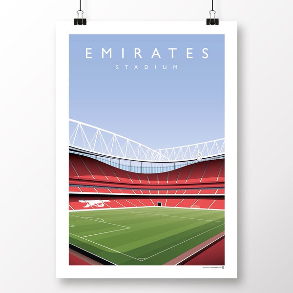 Arsenal FC Emirates Stadium Poster