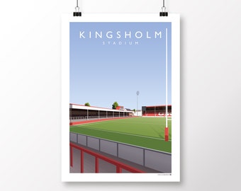 Gloucester Rugby Kingsholm Stadium Poster