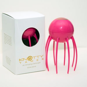 Hair Detangler and Knot Remover - Does not tug or pull on hair, never gets stuck! Most hair types, including extensions!