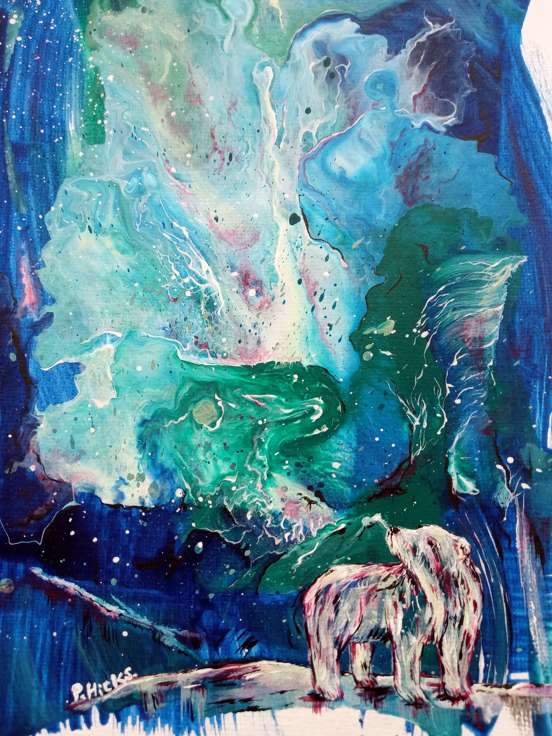 Where are the northern lights image