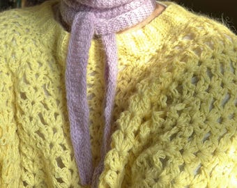 Tiny scarf Pastel Lavender Skinny Scarf Sophie Style Christmas gift