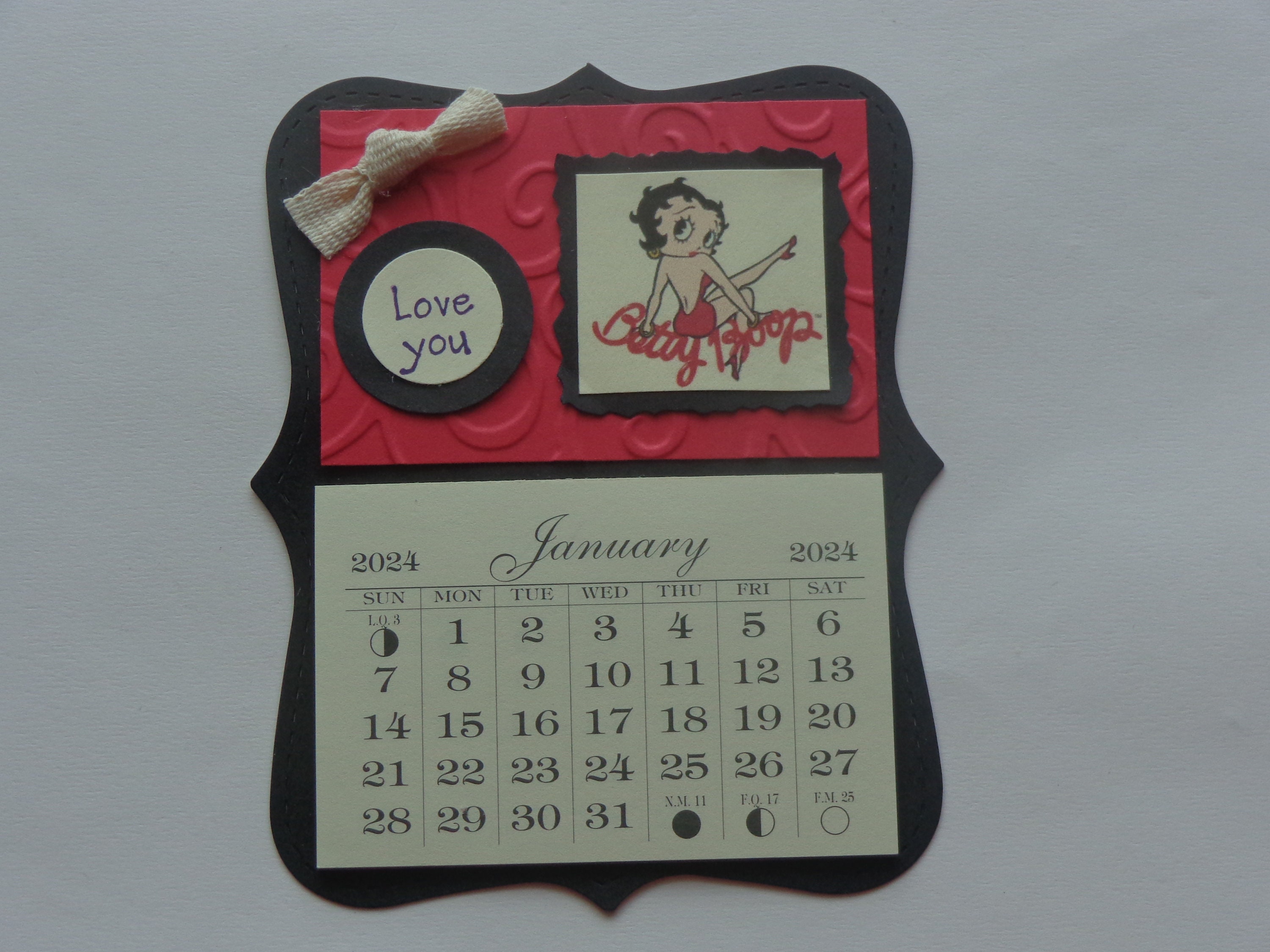 Betty Boop Slim Diary 2024