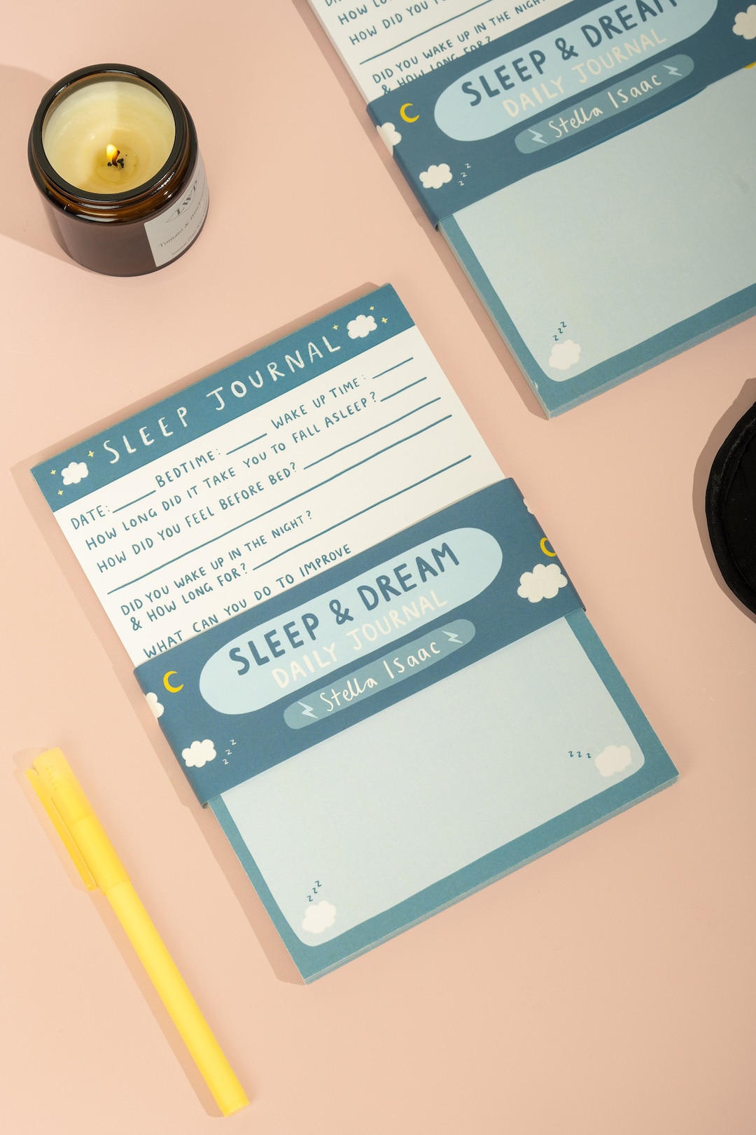 Sleep and Dream Journal, Sleep Journal, Dream Journal, Daily Sleep ...