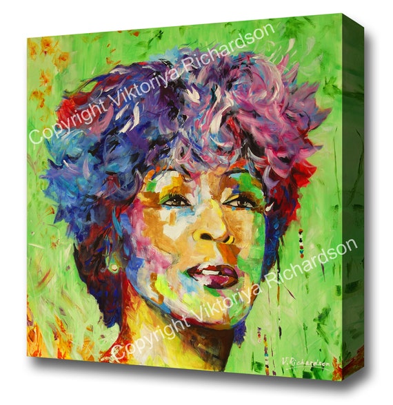 CANVAS Tina Turner Performing Art print POSTER