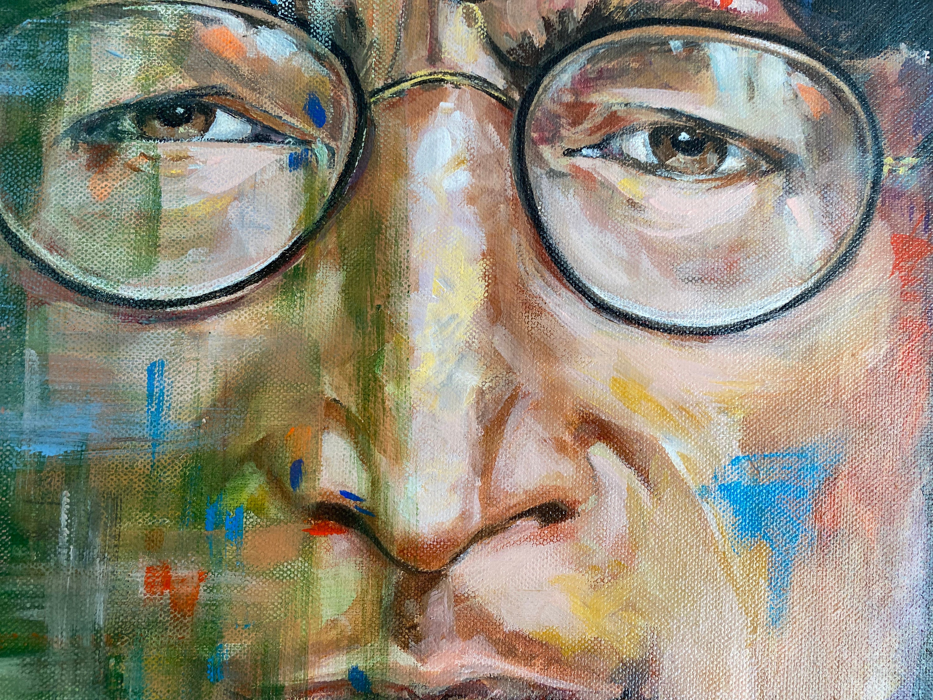 John Lennon, Original, Portrait, Pop Art, Street Art, Home Decor