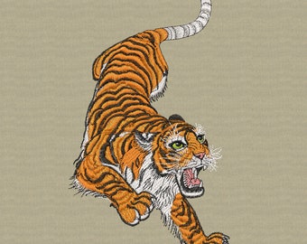 Tiger Designs Machine Embroidery