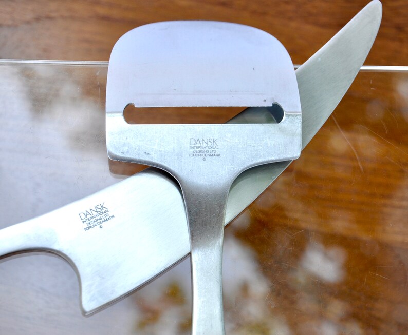 Dansk International Cheese Knife and Slicer Set Denmark Etsy