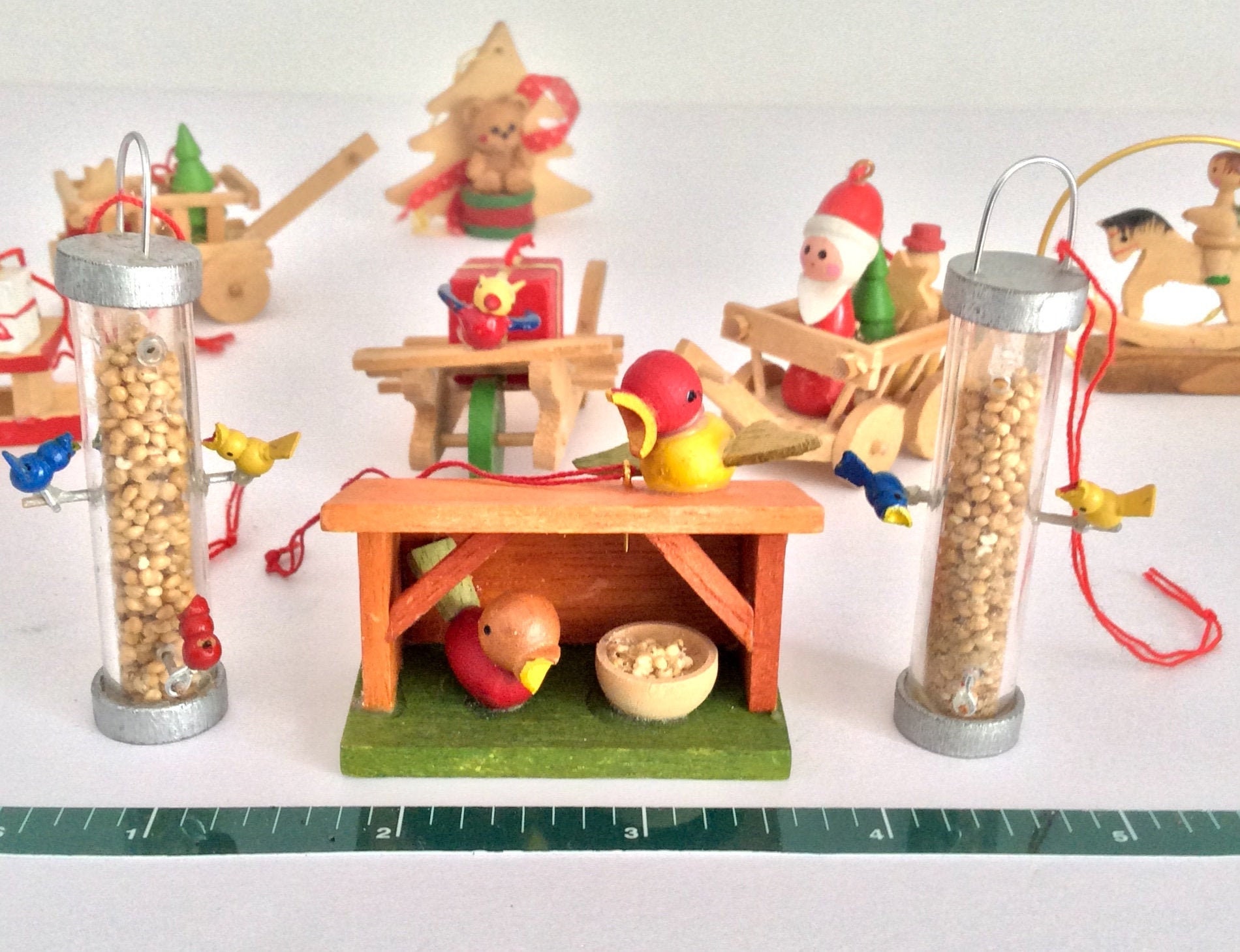 Vintage Wood Hand Painted Goula Spain Style Collectable Etsy