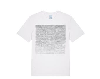 Screen printed graphic on organic T- shirt "SEA"