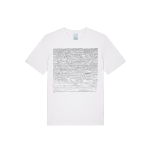 Screen printed graphic on organic T- shirt "SEA"