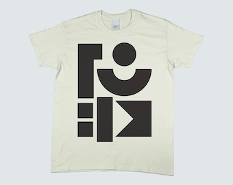 Screen printed graphic T- shirt "COCO GEOMETRY"