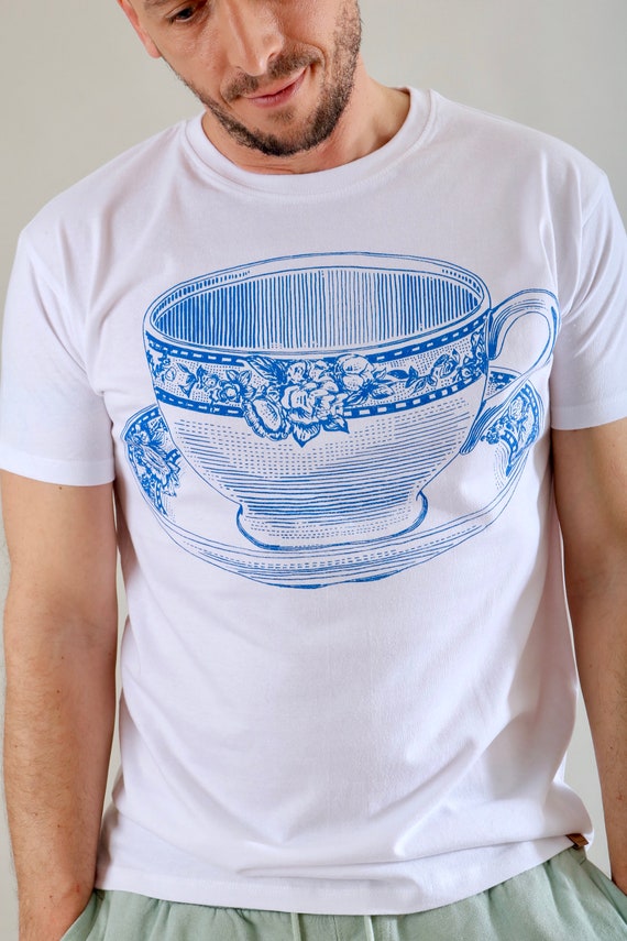 Screen printed T-shirt "BIG TEA CUP"