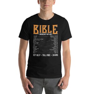 Bible Emergency Hotline T-shirt New Testament