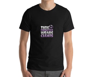 Girls Soccer T Shirt - This Princess Wears Cleats