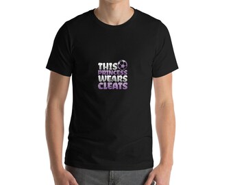 Girls Soccer T Shirt - This Princess Wears Cleats