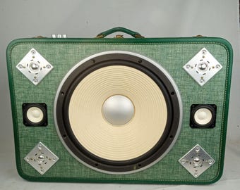 Green Machine - Boombox 200 watts - Woofer Bluetooth 16 pouces -