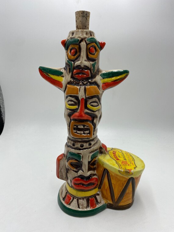 Totem Pole Red Wine Decanter. Etsy